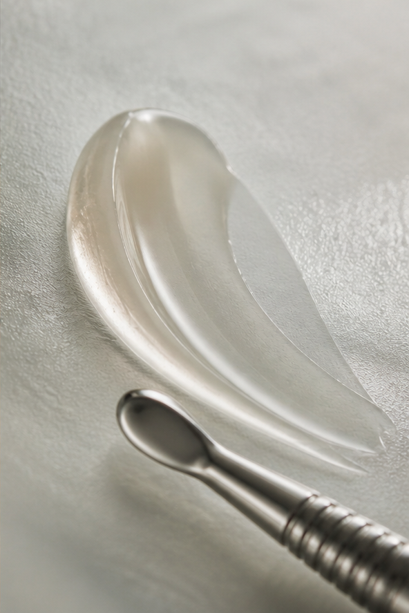 Translucent cream texture