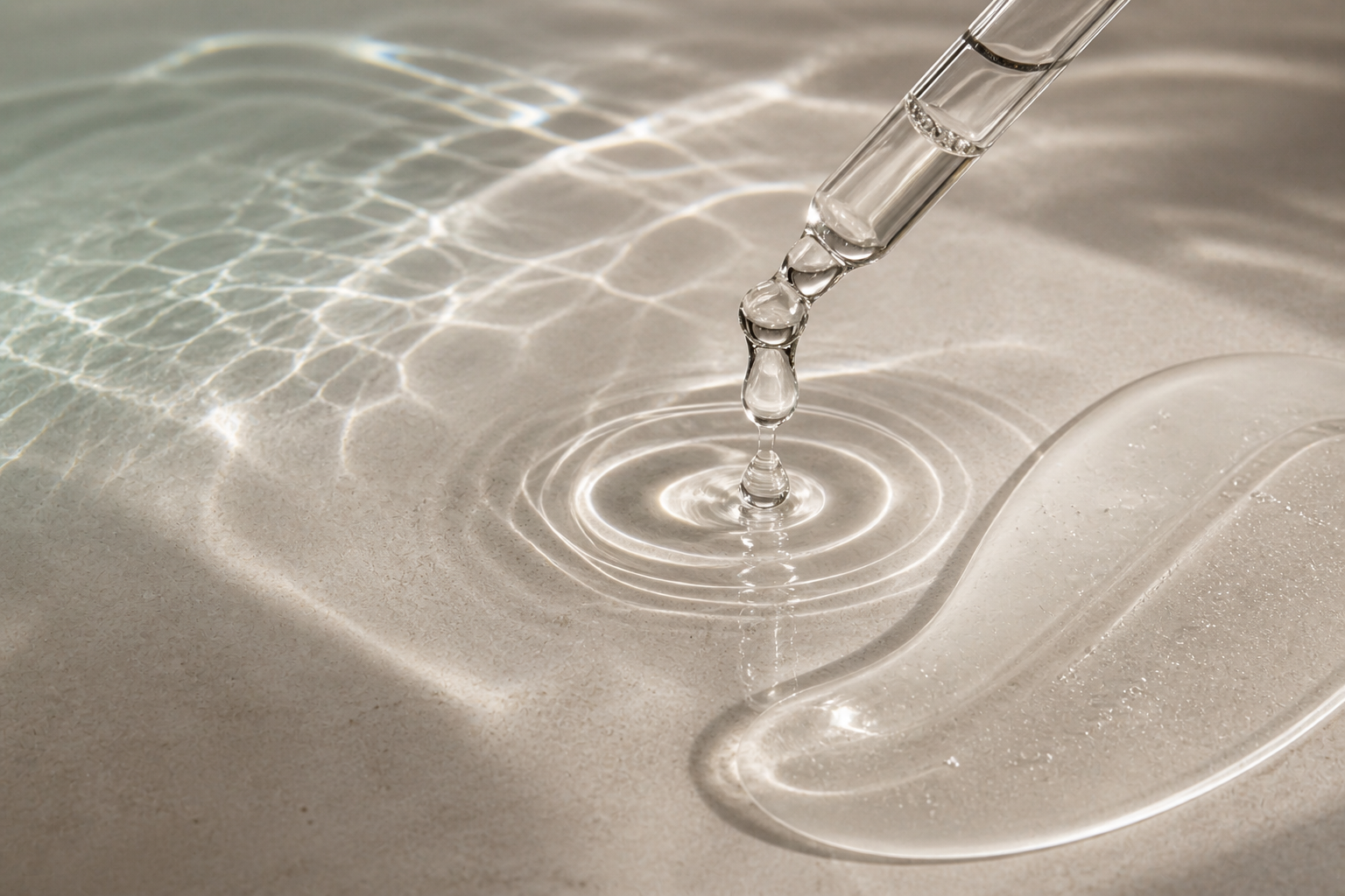 Water serum texture study